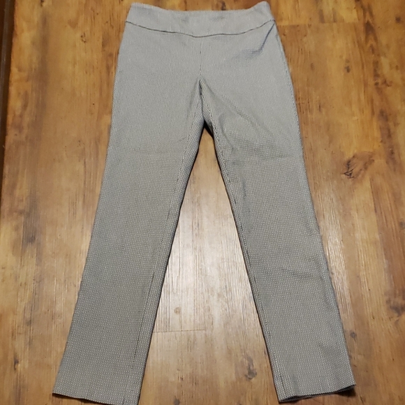 Nic + Zoe wonder stretch pants black white check - Picture 5 of 6